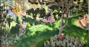 Read more about the article Cherokee Ranch Castle Foundation Acquires Large Garden Paintings and More